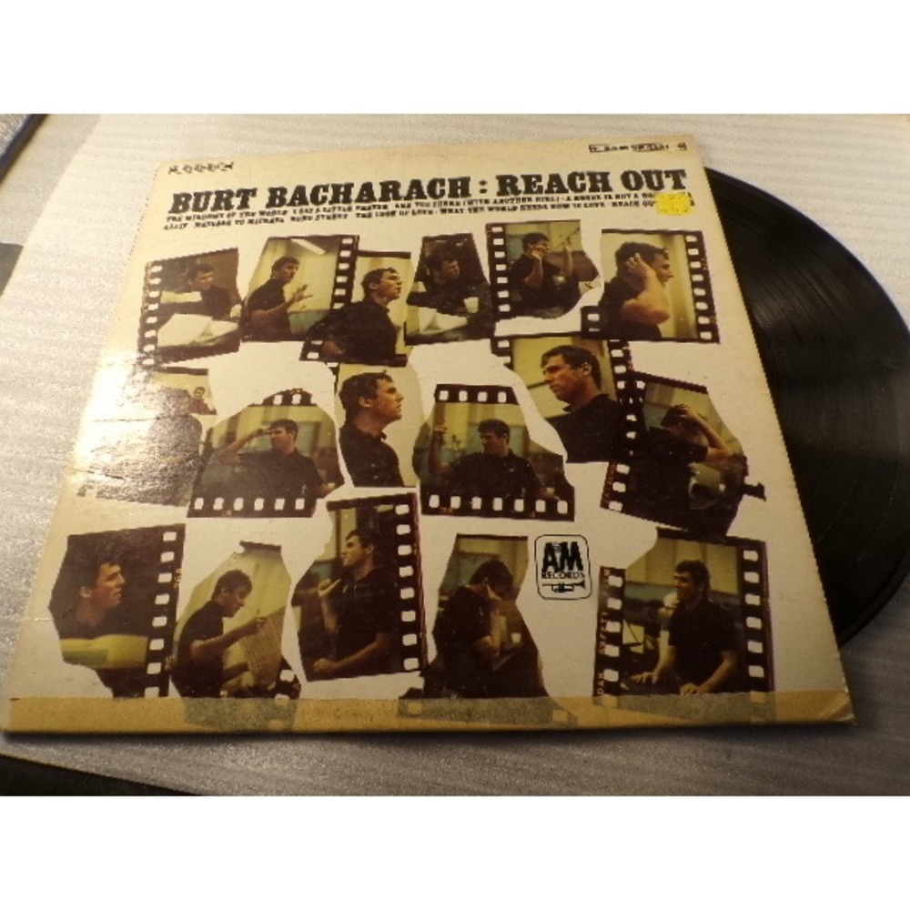Burt Bacharach Reach Out LP Vinyl Record SP 4131 A&M Records 1967 Stereo Pop